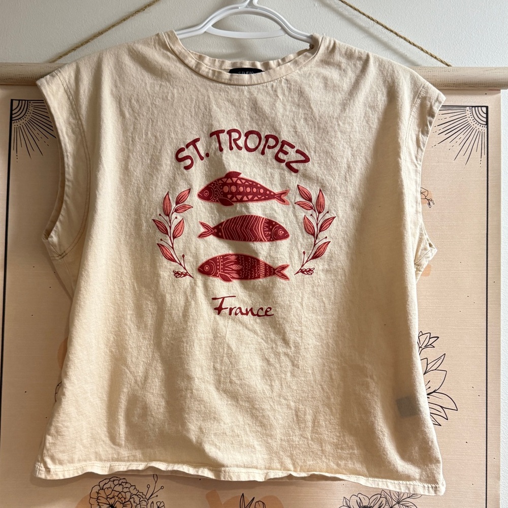 France Fish T-Shirt Tank